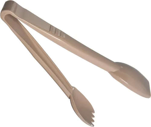 Miniatura 4 de Carlisle FoodService Products 460906 Pinza para ensalada Carly, pinza para ensalada de 22,9 cm, color beige, paquete de 12