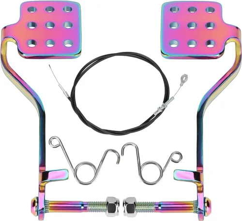 GREHUA Pedal y Cable de Acelerador de Go Kart Compatible con Predator 212cc 196cc 6.5hp Road Rocket Manco Kandi Carter Azusa Racing Go Kart Vintage