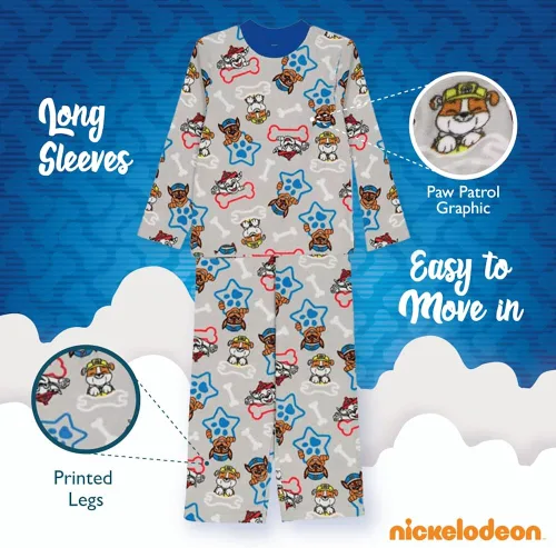 Miniatura 5 de Nickelodeon Boys Paw Patrol 5-Piece Loose-fit Pajama Set