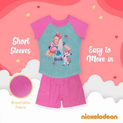 Miniatura 5 de JoJo Siwa Girls 3-Piece Loose-fit Pajamas Set