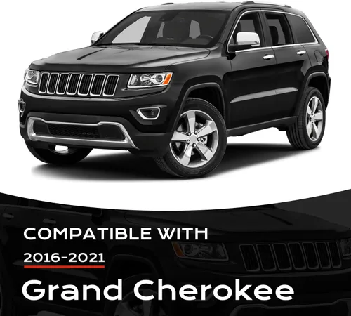 Miniatura 3 de KARPAL Moldura para guardabarros de arco de rueda delantera compatible con Grand Cherokee 2016-2022, lado del lado del conductor, 5XT69RXFAC