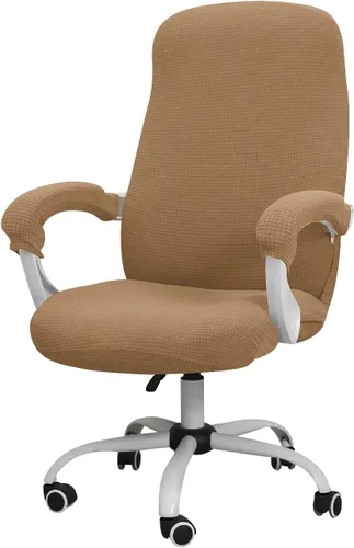 Miniatura 68 de Forcheer - Fundas elásticas para reposabrazos de silla de oficina, resistentes al agua, de Spandex y Jacquard, para sillas de oficina y computadora