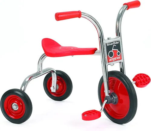 Miniatura 9 de SILVERRIDER Triciclo para bebé, triciclo para niños para preescolar, guardería, triciclos para niños en el patio de juegos, neumáticos de goma, 4