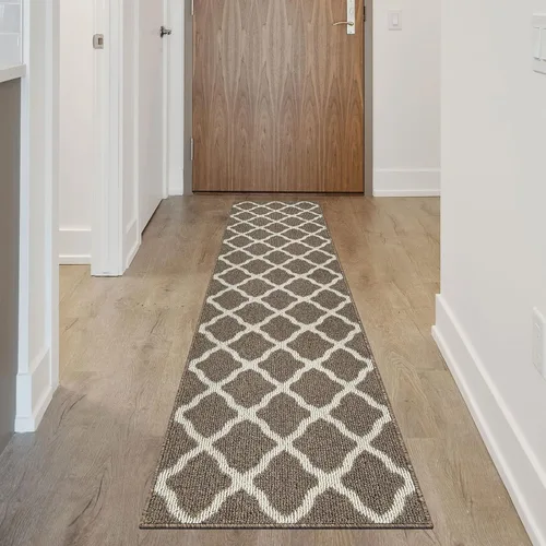 Miniatura 8 de SHACOS Alfombra de pasillo lavable de 2 x 8 pies, con parte trasera de goma antideslizante, resistente a las manchas, alfombra de cocina