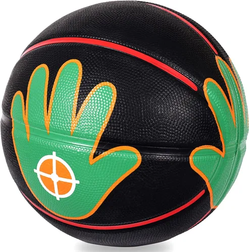 Miniatura 2 de KUYOTQ Size 5/6 Basketball 27.5"/28.5" for Kids Youth Womens with Visual Hand Print Guide, for Shooting Practice, Correct Shooting Form and Improve