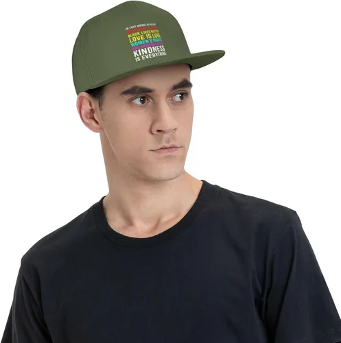 Miniatura 42 de Pride Flag in This House We Believe Science is Real Black Lives Matter Baseball Hats for Men Dad Hat,Black