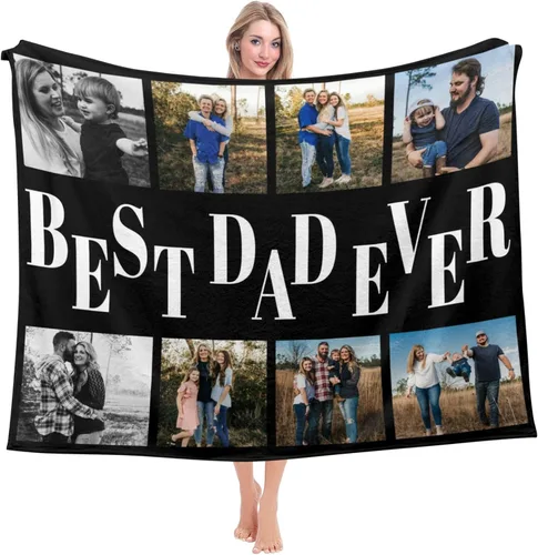 Miniatura 11 de Mantas personalizadas con fotos, regalos personalizados para parejas, manta con fotos personalizada, regalos para siempre y para siempre, regalo