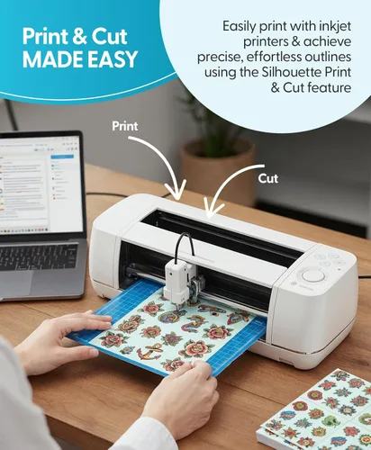 Miniatura 4 de Papel Silhouette para tatuajes temporales, Paquete de 1