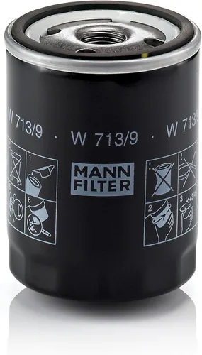MANN-FILTER W 713/9 Filtro de aceite giratorio