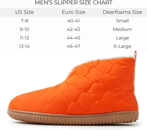 Miniatura 4 de Dearfoams Pantuflas tipo botín de calentamiento para interiores y exteriores para hombre