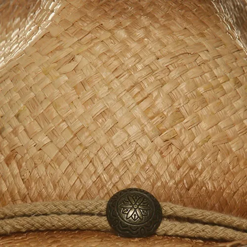 Miniatura 3 de Gorra de vaquero de paja MG Tea Stained, talla única , Natural