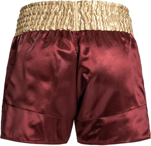 Miniatura 4 de Venum Pantalones cortos clásicos de Muay Thai, borgoñaoroblanco, talla M