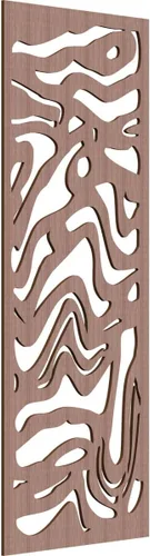 Miniatura 22 de 9 3/8"W x 24 3/8"H x 1/4"T Northfield Decorativos Paneles de Pared de Madera Calado, Abedul