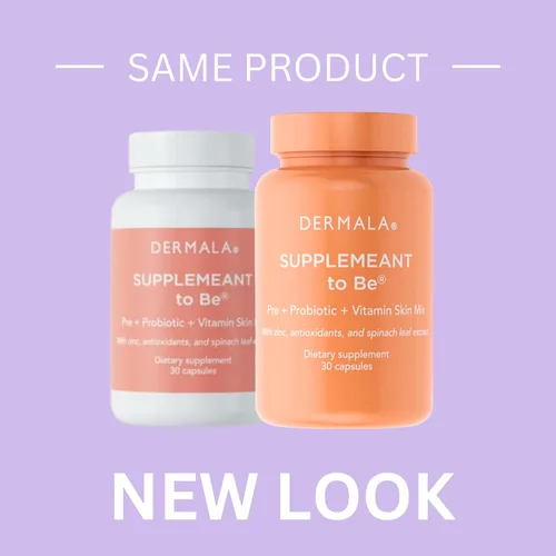 Miniatura 2 de Dermala #FOBO SUPPLEMEANT to Be - Suplemento para el acné Todos los prebióticos diarios naturales, vitaminas y vitaminas para la piel con zinc