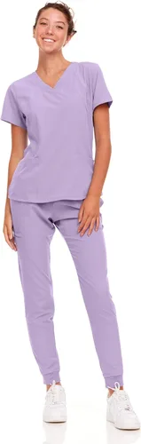 Miniatura 25 de Natural Uniforms Conjunto de ropa quirúrgica elástica para mujer con tallas regulares y pequeñas