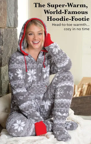 Miniatura 4 de PajamaGram Pijama de una pieza para mujer, mameluco de forro polar para mujer