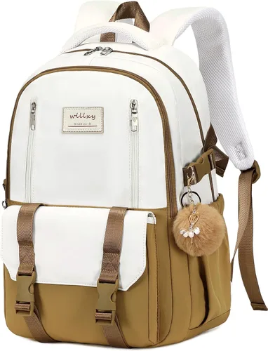 Miniatura 8 de Caoroky knight Mochila de viaje para laptop para mujeres y niñas, mochila de escuela primaria y secundaria, mochilas universitarias, mochila Azul