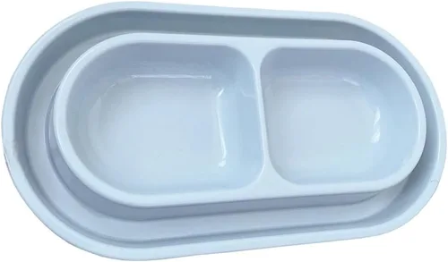 Miniatura 9 de Plato a prueba de hormigas para gatos, comedero para mascotas de 32 onzas, cuenco de agua para perros pequeños y medianos (rosa, M)