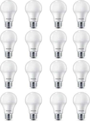 Miniatura 2 de Philips - Bombilla LED A19 equivalente a 75 vatios, no regulable, E26, luz blanca suave (2700 K), paquete de 16