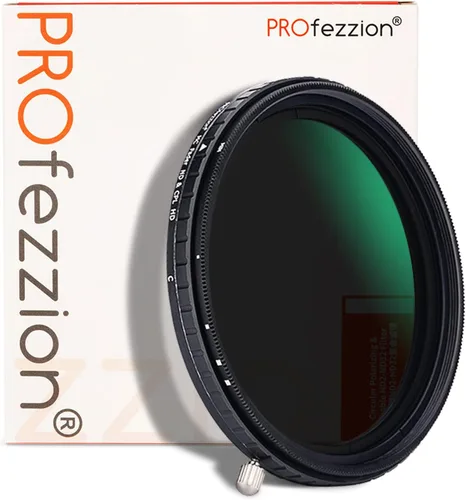 PROfezzion Filtro ND variable de 2.047 in ND2-ND32 y filtro CPL, densidad neutra ajustable 2 en 1 y filtro polarizador circular para lente de cámara