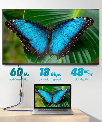 Miniatura 5 de Ultra Clarity Cables Cable de extensión HDMI 4K de 3 pies macho a hembra - 3 pies