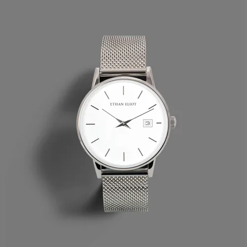 Miniatura 2 de Ethan Eliot Relojes clásicos para mujer, relojes de 1.417 in para mujer con fecha, relojes resistentes al agua 5ATM