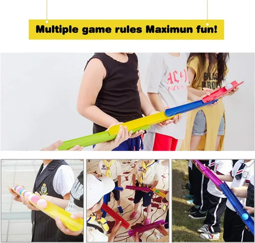 Miniatura 3 de KINDEN Team Building Exercise Activities Pipeline Kit Group Games, Half Pipes Indoor Outdoor Ice Breaker Group Learning Team Work Youth Sports for