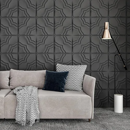 Miniatura 5 de Art3dwallpanels Paquete de 33 paneles de pared 3D, 2 paneles de pared texturizados de PVC con efectos diferentes para decoración de pared