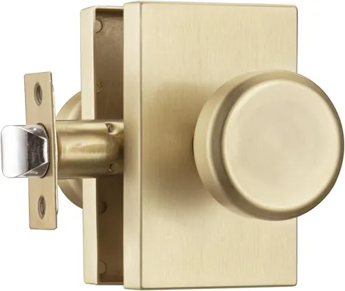 Miniatura 7 de Perillas de Puerta Negras Interiores, Manijas de Puerta Interiores para Armario, Perilla de Puerta Pismo Dummy Negro mate (matt black)