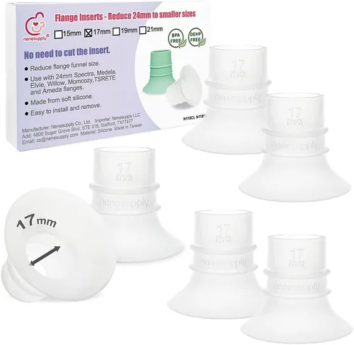 Miniatura 9 de Nenesupply Insertos de brida de 0.827 in de 2ª generación compatibles con brida de 0.945 in de Elvie Stride Spectra Momcozy Willow reduce 0.945 in a