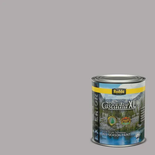 Miniatura 142 de Rodda Paint CASCADIA XL - Pintura e imprimación satinada para exteriores en uno, cuarto de galón, blanco abstracto