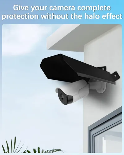 Miniatura 4 de Cubierta Universal para Cámara de Seguridad - Protector Solar y de Lluvia, Techo Protector Impermeable para Cámaras Domo y Bala de Exterior