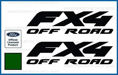 Miniatura 15 de FX4 Offroad - Adhesivos troquelados para Ford F250 F350 Super Duty (1997-2010), juego de 2 unidades, color negro brillante