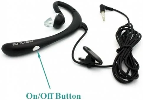 Miniatura 4 de Premium detrás de la oreja Cableado manos libres Boom Headset MONO Auricular único auricular con micrófono para Boost Mobile LG Optimus F7, Boost