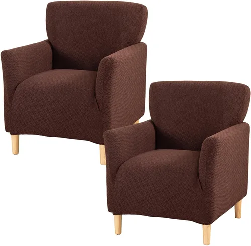 Miniatura 52 de HAOYONG - Funda elástica de terciopelo para silla de banquete, fundas para sillas de 1 pieza, fundas para sillones de sofá, funda suave para sillón