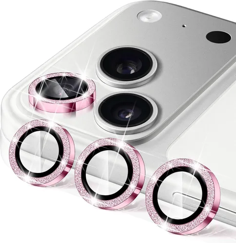 Miniatura 50 de Compatible con iPhone 13 Pro para iPhone 13 Pro Max, protector de lente de cámara antiarañazos, vidrio templado 9H, protector de cámara de metal a