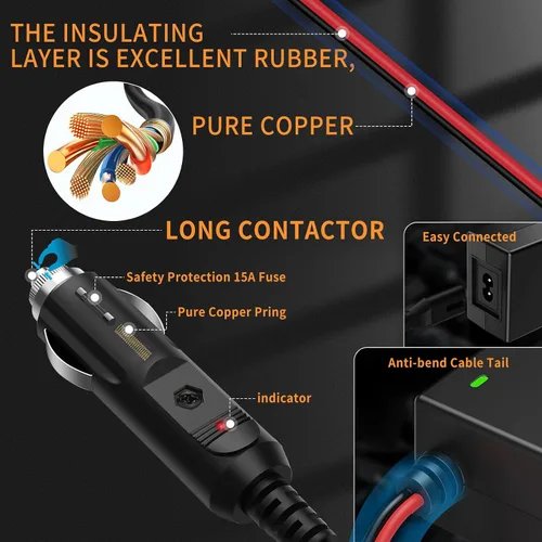 Miniatura 7 de Kit de cargador de repuesto de adaptador de corriente de 56W 14V para cargador de batería NOCO Starter GB70 GB150 GB250+ GB251+ GB500 GB500+ Genius