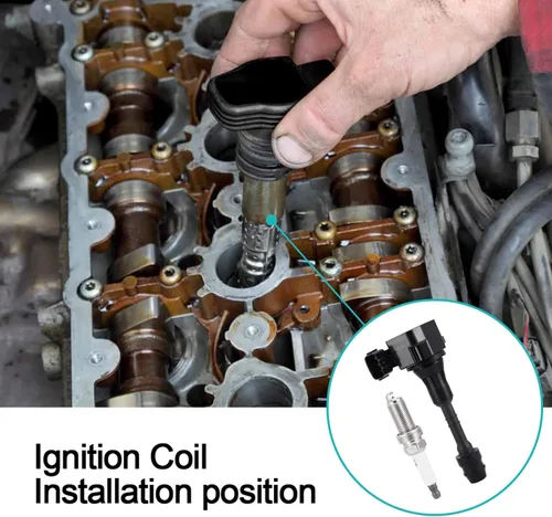 Miniatura 6 de Paquete de bobinas de encendido UF349 22401-8H515 Bujías para Infiniti I35 QX4 (3.5L 4.0L) para Nissan NV1500 NV3500 2012-2019, NV2500 2012-2020
