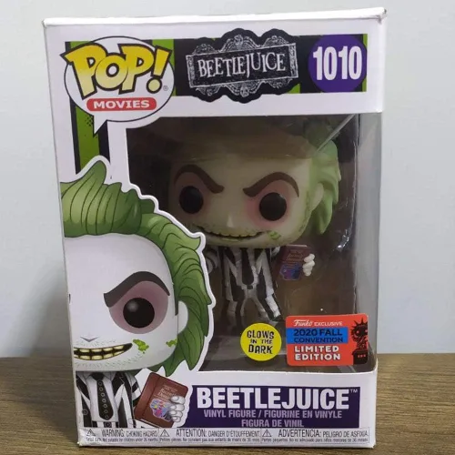 Miniatura 6 de Funko Películas POP! #1010 - Beetlejuice [Manual del GIT recientemente fallecido] NYCC 2020 Exclusivo compartido