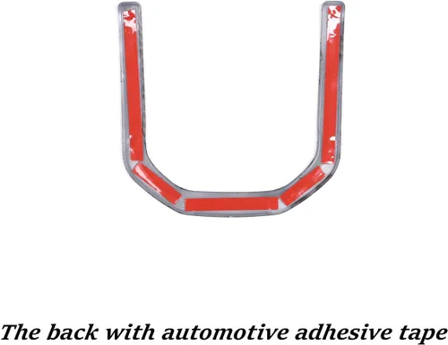 Miniatura 6 de Para Land Rover Discovery 5 LR5 L462 2017-19 para Range Rover Sport 2014-19 coche ABS fibra de carbono volante lentejuelas cubierta para Range Rover