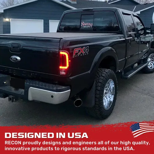 Miniatura 4 de RECON - Compatible con Ford Super Duty 2008-2016 (F250, F350, F450, F550) Luces Traseras OLED Premium Ultra Brillantes, Señales de Giro Rojas, Luces