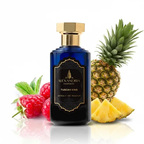Miniatura 9 de Alexandria Fragrances Perfume Tuscan King – Eau de Parfum de larga duración para hombres y mujeres – Colonia para hombre con frambuesa, cuero, piña