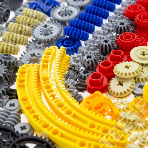 Miniatura 3 de TEESE Kit de diferencial de engranajes de 233 piezas, compatible con piezas técnicas, para bloques STEM-MOC-EV3-Project-Track-Car-Bulk