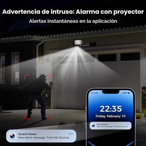 Miniatura 6 de [Inclinación panorámica de 300° 90° + seguimiento humano] Sistema de cámara Hiseeu 4K PoE PTZ, sistema de cámara de seguridad NVR con 6 cámaras