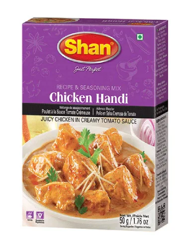 Miniatura 186 de Shan Korma Recipe and Seasoning Mix 1.76 oz (50g) - Spice Powder for Traditional Meat in Yogurt Sauce - Suitable for Vegetarians - Airtight Bag in a