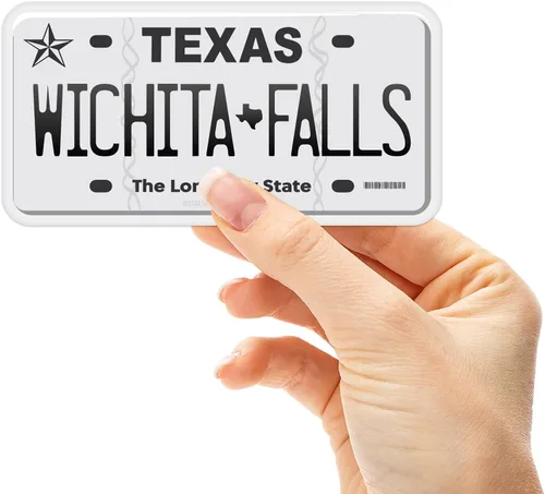 Miniatura 28 de Calcomanía para placa de matrícula de Texas, elige entre más de 50 ciudades de TX, calcomanía para parachoques de Texas para automóvil, calcomanías