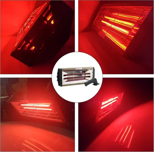 Miniatura 5 de Lámpara de curado de pintura infrarroja 2000 W 110 V de onda corta lámpara de calor infrarrojo de mano para reparación de carrocería de automóvil