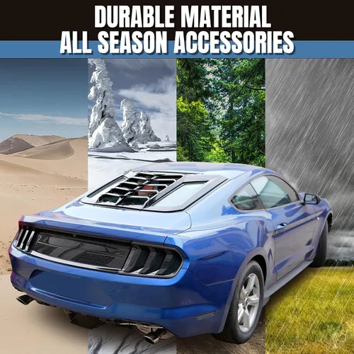Miniatura 8 de HAKA TOUGH Cubierta de lámpara de luz trasera + marco de luces traseras para Ford Mustang 2018 2019 2020 2021 luces traseras marco biseles anillo