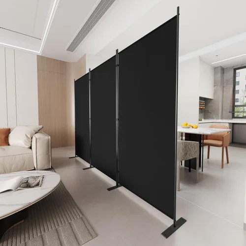 Miniatura 11 de C-Hopetree Divisor de habitación de 1 panel, pantalla de privacidad plegable para interiores de 6 pies de alto, separador de división portátil