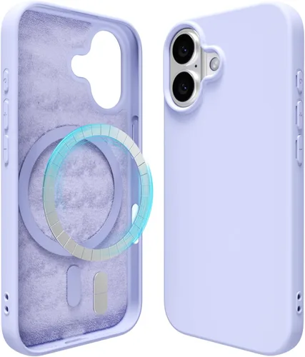 Miniatura 83 de oakxco Funda de silicona para iPhone 12 Pro Max, magnética, compatible con carga inalámbrica Magsafe, cubierta protectora de goma suave y delgada